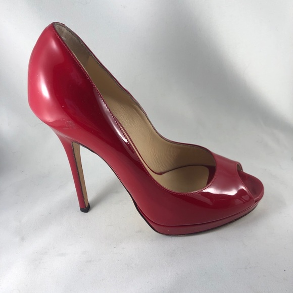 Jimmy Choo Red Stilettos - Picture 2 of 3
